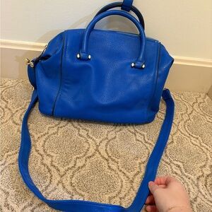 Blue Leather purse